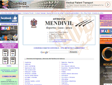 Tablet Screenshot of distrito22.com